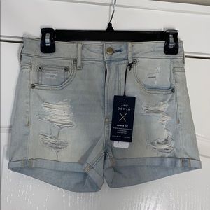 american eagle high waisted shorts